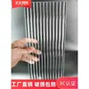 Vidro Ultrabranco Personalizado Sala de Estar Tela Temperada Parede Chapa Ondulada Relevo Ondulado Arte Porta e Janela Divisória de Banheiro