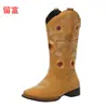 Em estoque novo 2026 inverno comércio exterior sapatos femininos plus size tamanho 45 botas femininas de couro vintage