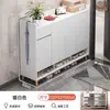 Novo armário de sapatos modelo 2026 para uso doméstico, adequado para entradas, corredores e apartamentos de aluguel; feito de madeira maciça