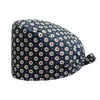 Aliexpress Producto Nuevo Gorro de Enfermera Hospital Dental Dibujo Animado Impreso Gorro Quirúrgico Absorbente de Sudor Transpirable Unisex Gorro de Trabajo