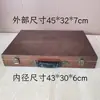 Caja de Madera Rectangular Retro Tapa abatible Almacenamiento de Escritorio Álbum de Fotos Caja de Madera Caja de Embalaje Delgada Papel A4 Venta Directa de Fábrica