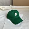 Gorra de Béisbol Exclusiva Transfronteriza Etiqueta R Capota Blanda Circunferencia de Cabeza Grande Transpirable Unisex Versátil Visera Gorra de Pico Gorra de Pareja