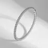 Pulseira de Aço Titânio Estilo Ins Europeu e Americano de Luxo Leve, Pulseira Minimalista de Aço Inoxidável Bambu Transfronteiriça, Joia com Anel de Cor Não Desbota