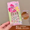 Lindas Pegatinas para Uñas Sanrio para Niños, Pegatinas de Uñas Desgastables, Parches para Uñas de Kuromi, Juguetes de Dibujos Animados para Niños