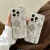 Funda para Teléfono Móvil Estilo Escandinavo Pantalla Completa Cruzada Iphone15Promax 16 Apple 14Plus Transparente 13 Retro 12