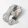 Leggings para niñas, nuevo estilo 2020, con un lindo diseño de conejito, calcetines para mamelucos de bebé, mallas para bebés, adecuados para primavera y otoño, al por mayor