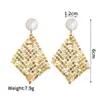 Pendientes de Borlas Largas de Venta Caliente Transfronterizos para Mujer, Diseño de Nicho, Pendientes de Alta Gama, Pendientes Pequeños para Banquetes que Resaltan el Rostro