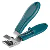 Novo Cortador de Unhas Pontiagudo Inclinado Anti-respingo de Abertura Grande Espesso, Cortador de Unhas Espesso Antiderrapante Afiado com Cabeça Curva
