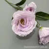 Nuevo Producto Flores Artificiales de Platycodon de 4 Cabezas Set para Salón de Bodas Decoración Materiales Florales Ornamentos de Exhibición para Centros Comerciales Flores de Seda Al por Mayor