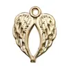 Peças Mistas de 20 Peças de Ouro KC Coração Vazado Letra Amor Pequenos Pingentes DIY Pulseira Colar Acessórios de Joias Atacado
