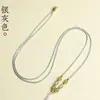 Cordón para collar colgante pequeño, delicado y exquisito, ajustable, tejido a mano, adecuado para colgantes de jade Hetian, ágata y jadeíta, venta al por mayor