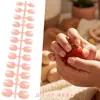 Decoraciones de Uñas Artísticas Portátiles de Color Sólido y Tallas Variadas para Niños Transfronterizas, Decoraciones de Uñas Postizas, Regalos de Vacaciones para Niños