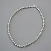 Elegante Estilo Francês Montagem Livre Pérola Imitação Swarovski Redonda Alto Brilho Fecho Magnético Colar Corrente para Suéter Combinação Camadas para Mulheres