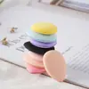 Esponja de Maquillaje de Terciopelo Pequeña de Tamaño Pulgar Multi-Capa No Absorbente para Base Líquida