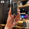 Estojo para Chave Jeep para Compass, Cherokee, Renegade, Grand Cherokee, Grand Commander, Capa de Chave para Carro de Luxo