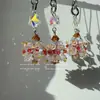 Árbol de Navidad de Cristal Cuerda para Teléfono Móvil Llavero Cadena para Colgar en Bolsos Colgante Pequeño Colgante Decoración Colgante Bolsa Dulcera Regalo de Vacaciones