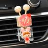 Aromaterapia para coche, aire acondicionado, salida de aire, fragancia, bonitos adornos decorativos creativos, suministros para el interior del coche, botella de perfume para coche.