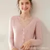 Cardigan Popular de Encaje y Cachemira para Otoño e Invierno, Suéter Corto de Punto para Mujer, Cárdigan de Manga Larga