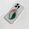 Atacado Cola de Gota Acrílica Suporte Folha de Planta Emulada Adesivo Retrátil Portátil Dobrável Suporte para Celular