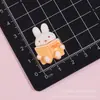 Acessórios de Resina de Coelho Miffy Fofos Cola Creme DIY Grampo de Cabelo Capa de Celular Fivela de Sapato Chaveiro Patch Decoração Atacado