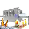 Garrafa de Vidro 3 em 1 Enchimento Cerveja Bebida Enchimento Máquina Bebida Gasosa Água Enchimento Garrafa de Vidro Linha de Produção de Enchimento