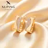 Xuping Brazaletes Rusos Transfronterizos para Oreja, Aros Color Oro de 18K con Incrustaciones de Diamantes, Joyería de Lujo Ligero de Alta Gama al por Mayor para Mujeres
