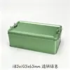 En Stock Embalaje Creativo para Té Cajas a Presión, Cajas Metálicas Mate con Cierre para Pasteles de Copo de Nieve, Pasteles de Piña, Cajas para Galletas