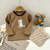 Ropa interior de algodón y licra para niños, primavera y otoño, pijamas para niños, ropa de casa de otoño para bebés.