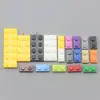 Accesorios para Joyería DIY Ensamblaje Acrílico Color Único Bloques de Construcción Llavero Colgante para Bolsa Colgante para Collar Colgante