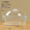 Cajas de Embalaje de Plástico Transparente Grueso Grandes y Pequeñas con Tapas para Pasteles de Yema de Huevo, Bandejas Blíster Cuadradas Grandes para Mochi de Nieve