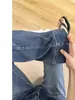 Jeans de Pierna de Campana Estilo Yi Mengling para Mujer 2026 Otoño Nuevos Retro de Tiro Bajo Ajustados Pantalones de Campana Estilo Chica Caliente Americana