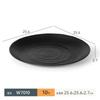 Vajilla de melamina A5 plato para olla caliente negro creativo plato para barbacoa barbacoa imitación porcelana plato rectangular para carne tazón comercial