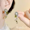 Pendientes de Borla de Perla Corazón 2025 Celebridad de Internet Pendientes Elegantes de Alta Gama Pendientes de Nuevo Diseño de Nicho Pendientes Pendientes