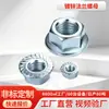Atacado do Fabricante Porcas de Flange Galvanizadas, Porcas de Flange de Alta Resistência, Porcas de Flange Serrilhadas, Porcas de Flange Galvanizadas