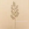 Galho de Natal Brilhante P46Cm com 7 Folhas de Melão, Adequado para Decoração de Guirlanda de Árvore de Natal, Fornecimento de Fábrica