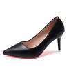 2023 Nuevos tacones altos de aguja puntiagudos, tacones altos de color sólido, tacones altos franceses para mujer, gran cantidad Congyou
