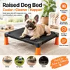 Cama de Camping para Mascotas Amazon Bulldog Francés Todas las Estaciones Universal Fuera del Suelo Casa para Perros a Prueba de Humedad Cama para Perros Lavable