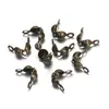 Cuentas con Extremo Engarzado y Broches de Cierre, Conectores Dorados con Tapa, Pulseras con Broche, Collares, Accesorios para Joyería DIY al por Mayor