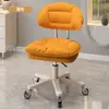 Silla de Bar Moderna Simple Taburete de Recepción Taburete de Belleza Taburete con Ruedas al por Mayor Silla con Respaldo Elevable Silla de Manicura