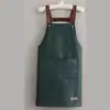 Delantal Transfronterizo con Impresión de Logo Personalizado, Impermeable, Resistente al Aceite, Resistente a las Manchas, Alta Calidad, Ropa de Trabajo Elegante para Hombre para Uso en Cocina y Hogar