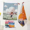 Toalla de Gasa de Algodón Puro, Toalla Cuadrada de Gasa de Cuatro Capas, Toalla Cuadrada 100% Algodón para Niños de Guardería, Exportación al por Mayor a Corea, Paño de Cocina