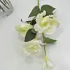 Nuevo Ramo de Lisianthus Simulados Decoración del Hogar Fotografía Flores Falsas de Plástico Bonsái de Oficina Flores de Seda Hechas a Mano Venta al por Mayor
