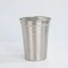 Taza de Paso de Acero Inoxidable 304 Nueva Transfronteriza Estilo Ins de Una Sola Capa Taza de Agua para Jugo de Camping Taza con Borde Enrollado de Una Sola Capa