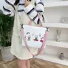 Estilo Japonés Estilo Universitario chic Linda Chica Suave Bolso de Lona Femenino Estilo Coreano Estilo ins Chica Dibujo Animado Estudiante Bolso Cruzado