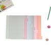 Cuaderno separador PP, núcleo sustituto de hojas sueltas, página de índice de comercio exterior de ocho colores, clasificación de registros de notas, núcleo sustituto de hojas sueltas