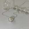 Coreia do Sul Dongdaemun Simples Luz Luxo Colar de Pérolas 925 Sterling Prata Moda Estilo Frio Alto Design Neck Chain