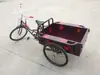 Bicicleta Tradicional de Tres Ruedas para Personas Mayores, Impulsada por Pedales, Capacidad de Carga de 90 kg, cm Vehículo Impulsado por Pedales para Transporte y Puestos de Mercado