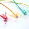 Corda elástica de látex preto e branco de 0,1 cm ~ 0,5 cm, corda elástica redonda colorida, gola de suéter, borracha redonda de alta elasticidade