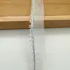 Hilo de Oro y Plata Malla Unilateral Encaje de Cristal Cinta con Cuentas Hecha a Mano Decoración de Ropa Accesorios de Encaje DIY Venta al por Mayor