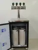 Máquina de cerveza artesanal de doble cabezal, máquina de cerveza de barril refrigerada por aire, máquina de cerveza de barril comercial, equipo de dispensación y refrigeración de cerveza Kegerator refrigerado por agua